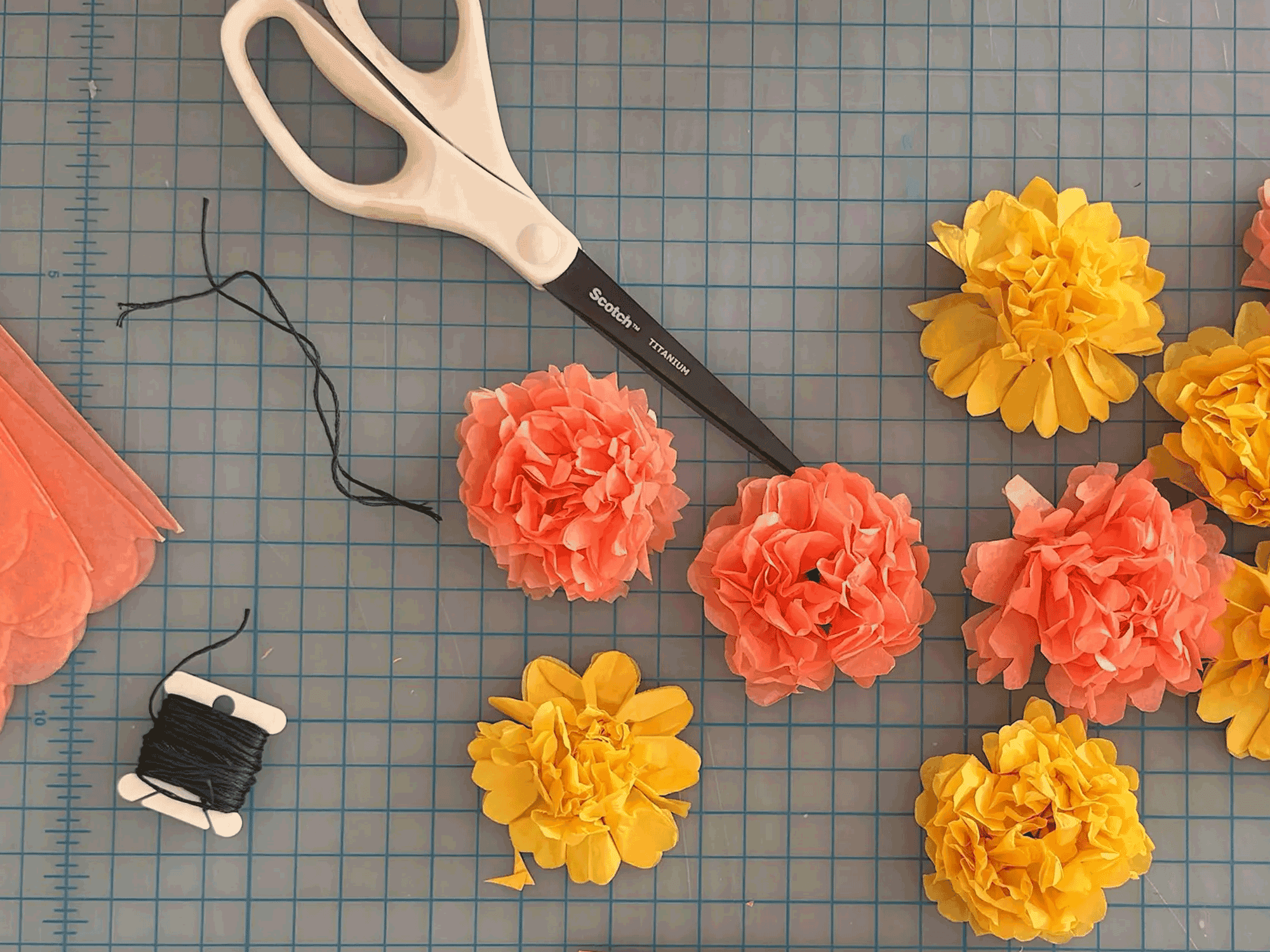 Make a Paper Marigold Garland!