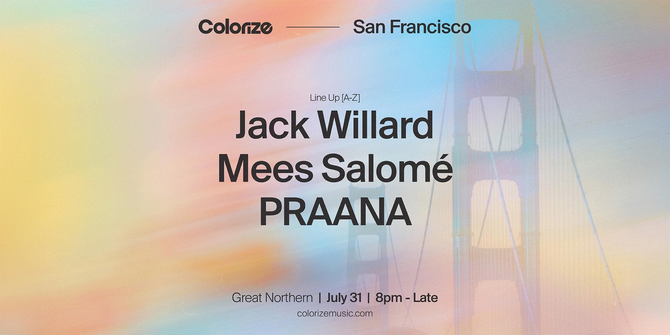 Colorize: San Francisco - PRAANA | Mees Salomé | Jack Willard