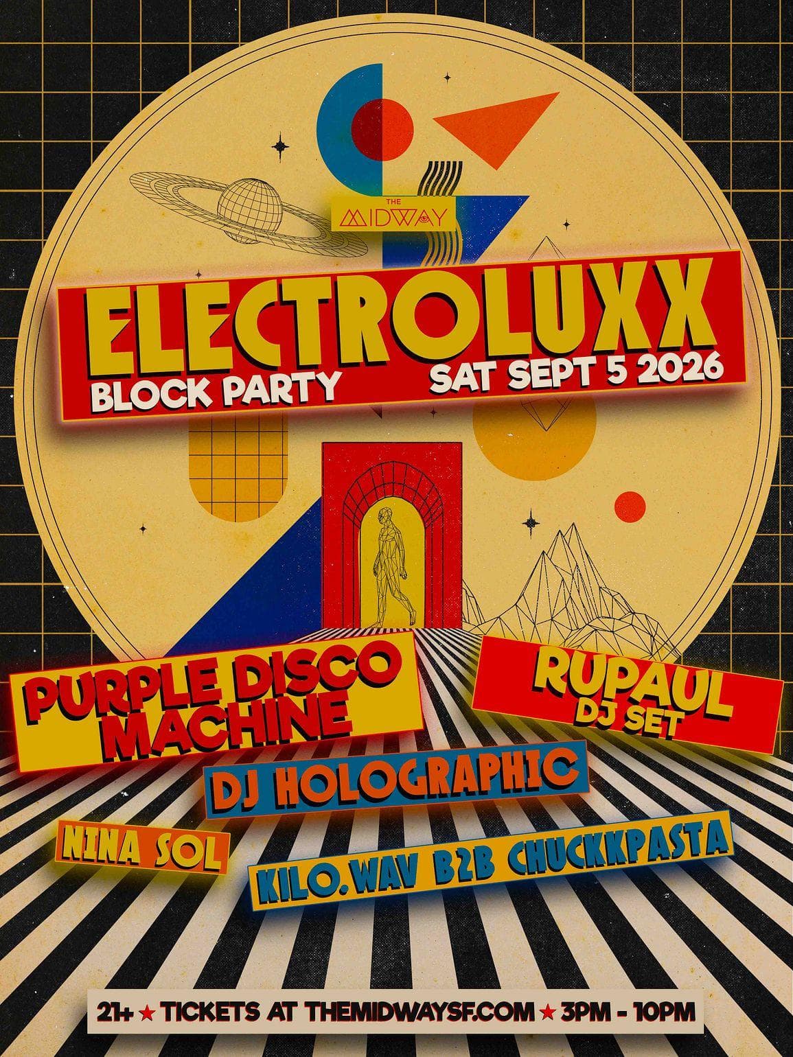 Electroluxx Block Party: Purple Disco Machine, RuPaul + MORE