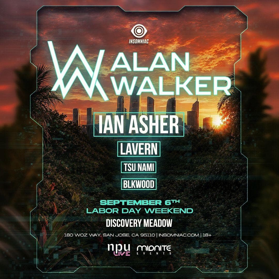 Alan Walker, Ian Asher, Lavern & more at Discovery Meadow