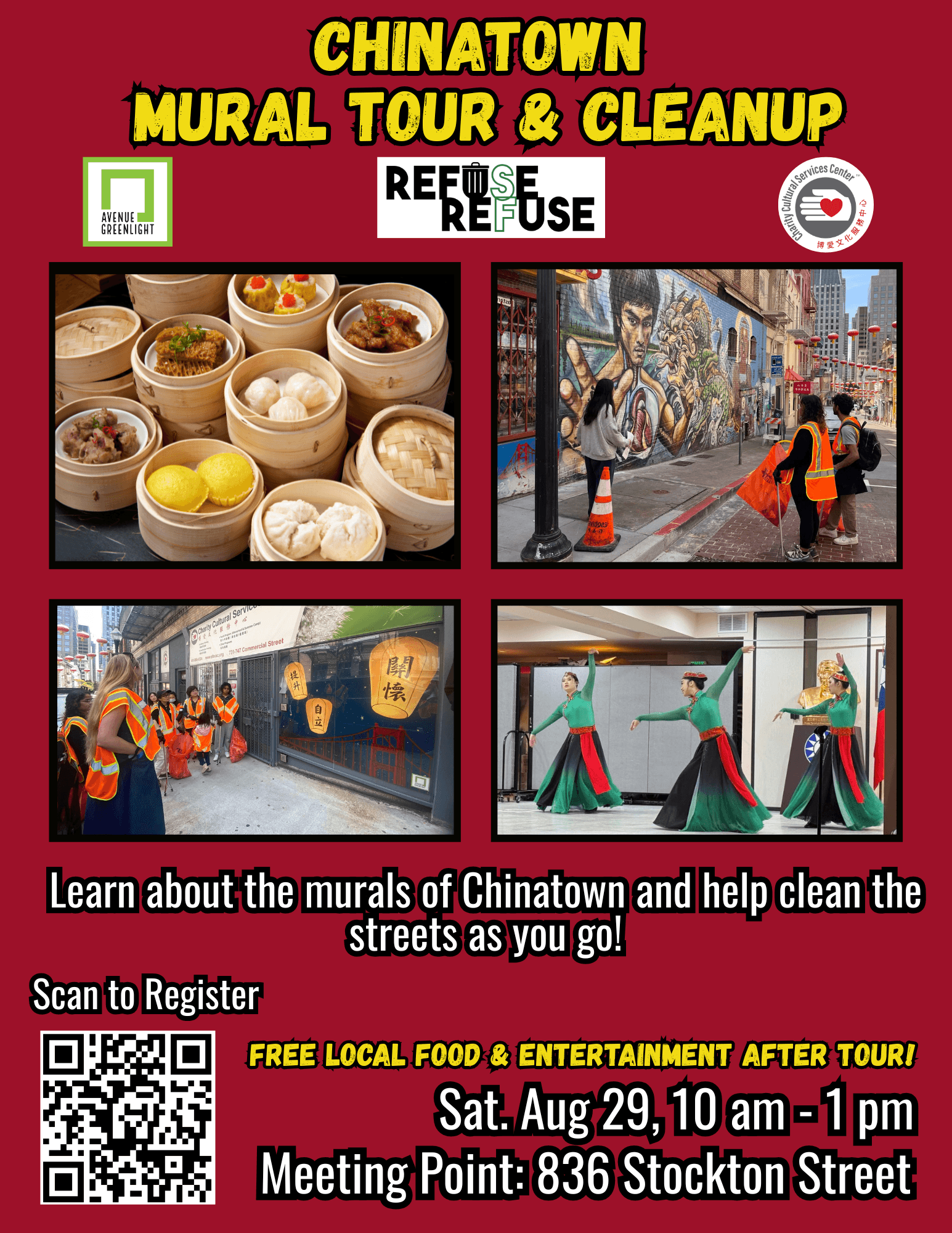 Chinatown Mural Tour & Cleanup