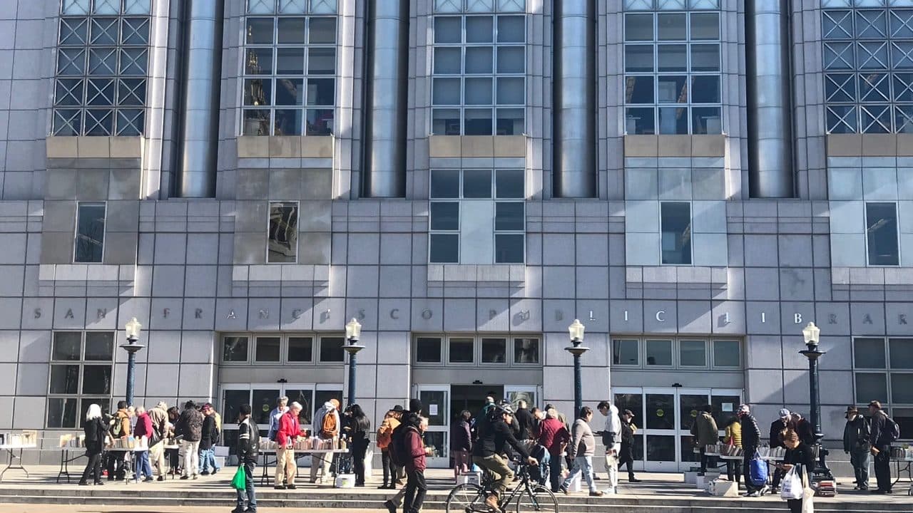 Friends of the SF Public Library Step Sales