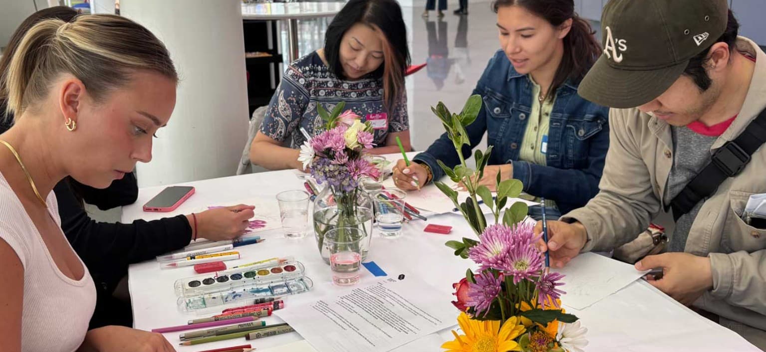 Free Art Workshop: Watercolor Flower Paintings